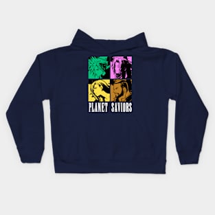 The planet saviors Kids Hoodie